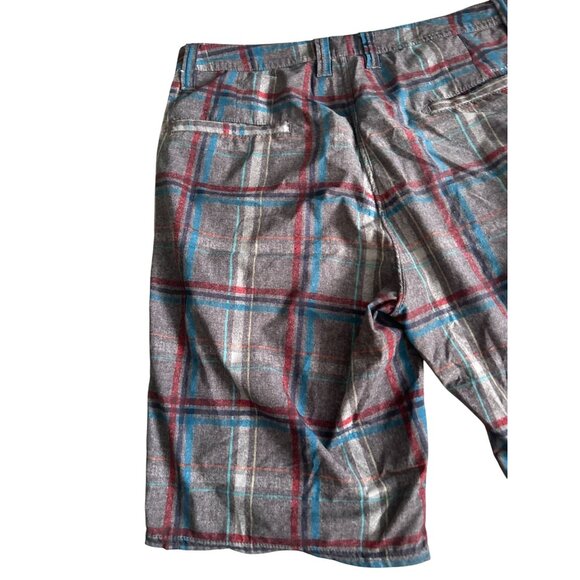 TRAVIS MATHEW Men's Gray Plaid Shorts Size 34 - Picture 5 of 9